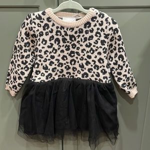NWT. Never worn 12mo girl sweater dress. Still in box.
